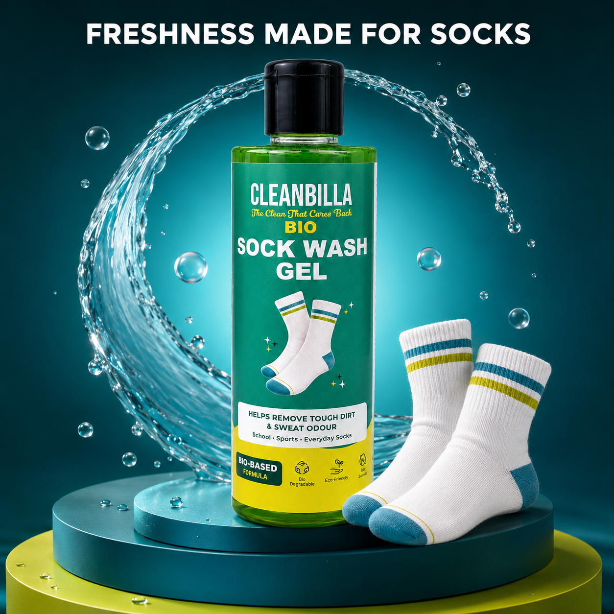 Cleanbilla Bio Sock Wash Gel – Deep Cleaning & Freshness for Socks | 200 ml
